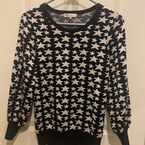 Parker Medium Black and Silver Star Sweater